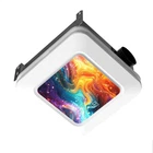 Hawkrown Bathroom Exhaust Fan With Light Humidity Sensor, Open. Price: $140.00.