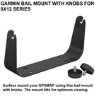 Garmin Bail Mount With Knobs For 8X12 Series Tilts Optimum Viewing New. Price: $37.68.