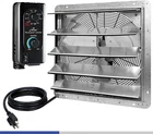 18" Wall Mounted Exhaust Fan, Automatic Shutter, With Thermostat And Var New. Price: $205.99.