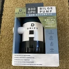Drift Marine Bilge Pump 800 Gph Bt 6776 Non-automatic Free Shipping New. Price: $32.50.