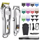 Hatteker Hair Clipper For Men Cordless Barber With T-blade Trimmer IPX7 New. Price: $55.90.