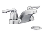 Moen 4925BC Chateau Low Arc Handle Centerset Bathroom Faucet Brushed Chrome New. Price: $94.99.