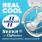 Sirocco Ii (white) 12/24V Caravan Rv Fan From Seekr By Caframo Brand. Price: $131.88.
