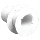 Forespar Threaded 1-1/2" Thru Hull Connector With Nut, Flush Head White New. Price: $42.40.