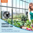 Vevor 10'' Shutter Exhaust Fan, High-speed 820 Cfm, Aluminum Wall Mount Attic New. Price: $62.95.