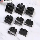 Qpoibsd Professional Hair Clipper Combs Guides Set To 1/16-1'', Black New. Price: $14.02.