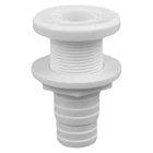 Fitting 1-3/8" Hole Polypropylene White Thru-hull For 1-1/8" To 1-1/4". Price: $11.81.