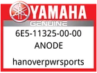 Yamaha Oem Part 6E5-11325-00-00 Anode New. Price: $5.95.