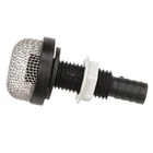 Seachoice 18191 Thru-hull Strainer Mount With Aerator Screen, Fits 3/4 In. Hose New. Price: $15.92.