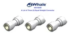 3-MARINE Whale WX1504B Equal Straight Quick Connector 15MM Plumbing Pipe Fitting. Price: $33.95.
