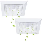 Baquler 2 Pcs Exhaust Bathroom Fan Cover With 9.6'', White New. Price: $23.23.