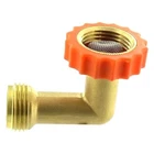 Valterra 90 Brass Hose Saver 3/4" Fpt X Mpt New. Price: $13.76.