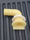 T-h Marine 1/2" 90 Left Turn Flex Flange Thru-hull Drain New. Price: $12.95.