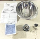 Marine Oval Ambassador Sink & Drain S64-6530-UM S01-0104-UP-R Revb New. Price: $75.00.