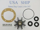 Raw Sea Water Pump Repair Service Kit Replaces Johnson 09-47426 Impeller F7B New. Price: $55.45.