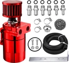 Evil Energy Oil Catch Can, Universal Baffled Kit With 2.6 Ft, Red New. Price: $53.37.