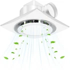 Bathroom Exhaust Fan With Light, 110 Cfm, 1.0 Sones, 12.16 Ceiling Vent New. Price: $86.44.