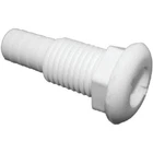 T-h Marine Straight Plastic Thru Hull Fitting For 3/4" Hose White New. Price: $12.00.