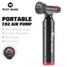 West Biking Aluminum Bicycle Pump Air CO2 Inflator Ball Manometer Black New. Price: $21.58.