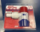 Rule 20SA Automatic Bilge Pump 800 Gph Marine 12V Dc 3/4" Hose Submersible 20RS New. Price: $110.00.