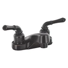 Plastic Rubbed Bronze Coated Low-arc Lavatory Faucet Teapot Levers Handles New. Price: $51.93.