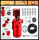 Evil Energy Universal Oil Catch Can Kit With Breather Filter Red New. Price: $59.99.