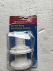 Seasense Thru Hull Fitting Fits Hose 1-1/8" White Plastic New. Price: $5.92.