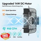 Addlon 10" Exhaust Fan Wall Mount Ec Motor Remote Timer 850CFM Speed New. Price: $94.99.