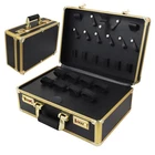 Barber Case Clipper Bag Gold, Hair Kit Tool Box Aluminum Organizer With Porta... New. Price: $86.42.