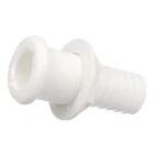 Seachoice Thru-hull Connector W/broad Flange, White Finish, 1.125 In. New. Price: $20.86.