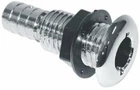 Seachoice Thru-hull Connections, Fits Hose 1/8", Chrome & Plastic New. Price: $24.68.