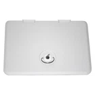 Sure-seal 12-5/8" X 8-3/4" Polar White Rectangular Locking Access Hatch New. Price: $107.25.