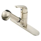 American Brass Brushed Nickel Pull-out Kitchen Faucet Lever Handle New. Price: $196.07.