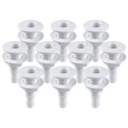 Seaflo 5/8" Marine Thru Hull Fitting White 10-PACK Polypropylene Boat Drain New. Price: $39.99.
