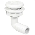 3/4" Angled Thru-hull Fitting White Abs Plastic For Boat & Pontoon FO4978 New. Price: $19.90.