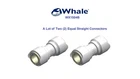 2-MARINE Whale WX1504B Equal Straight Quick Connector 15MM Plumbing Pipe Fitting. Price: $19.99.