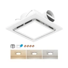 Hawkrown 12INCH Panel Bathroom Exhaust Fan LIGHT3CCT3000K4500K6000K 1200LM 140 New. Price: $88.33.