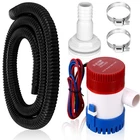 Lounsweer Pcs Bilge Pump Plumbing Kit Including Electric 12V 500GPH, Black New. Price: $40.99.