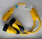Marinco Y30-2-30, Eel Adapter, 125V To 2-30A Females New. Price: $249.99.