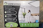 Homewerks Bath Fan W/integrated 1000 Lumen Led Light 70 Cfm Easy Install 7105-10 New. Price: $59.00.