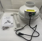 PF-100 Radon Mitigation Fan 4" 190CFM, Waterproof Duct Indoor/outdoor Read Open. Price: $89.95.