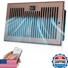 Biowind Quiet 6"X10" Register Booster Fan, 10-SPEED Smart Hvac Vent With Thermos New. Price: $94.48.