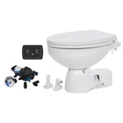 Jabsco Quiet Flush E2 Raw Water Toilet Regular Bowl - 24V Soft Close Lid New. Price: $875.99.