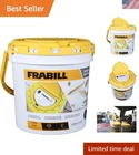 Frabill 4825 White And Yellow Insulated Bait Bucket With Aerator - 1.3 Gallons New. Price: $50.99.