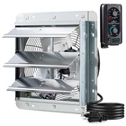 Iliving 12" Wall Mounted Shutter Exhaust Fan, Automatic 12-INCH, Silver New. Price: $130.99.