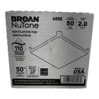 Broan Nutone 50 Cfm Bathroom Exhaust Fan 2.0 Sones Energy Star 688E New. Price: $24.95.