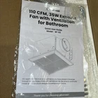 Growneer Bathroom Ventilation Fan, 110 1.0 Sone Cfm, No Light #BF-03 New. Price: $71.99.