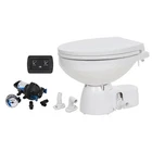 Jabsco Quiet Flush E2 Raw Water Toilet Regular Bowl - 24V Soft Close Lid New. Price: $904.65.