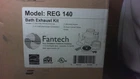 Fantech REG140 Bath Exhaust Kit-new In Box. Price: $387.12.