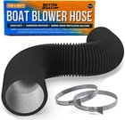 Boat Blower Hose, 3 Inch Marine Exhaust 10 Ft Flexible Pvc Duct For Bil New. Price: $42.99.